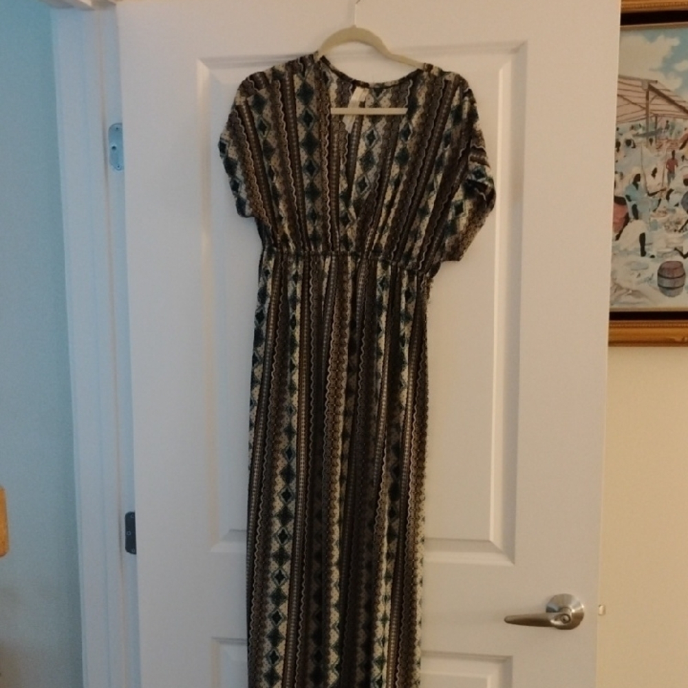 Patterned Maxi Dress